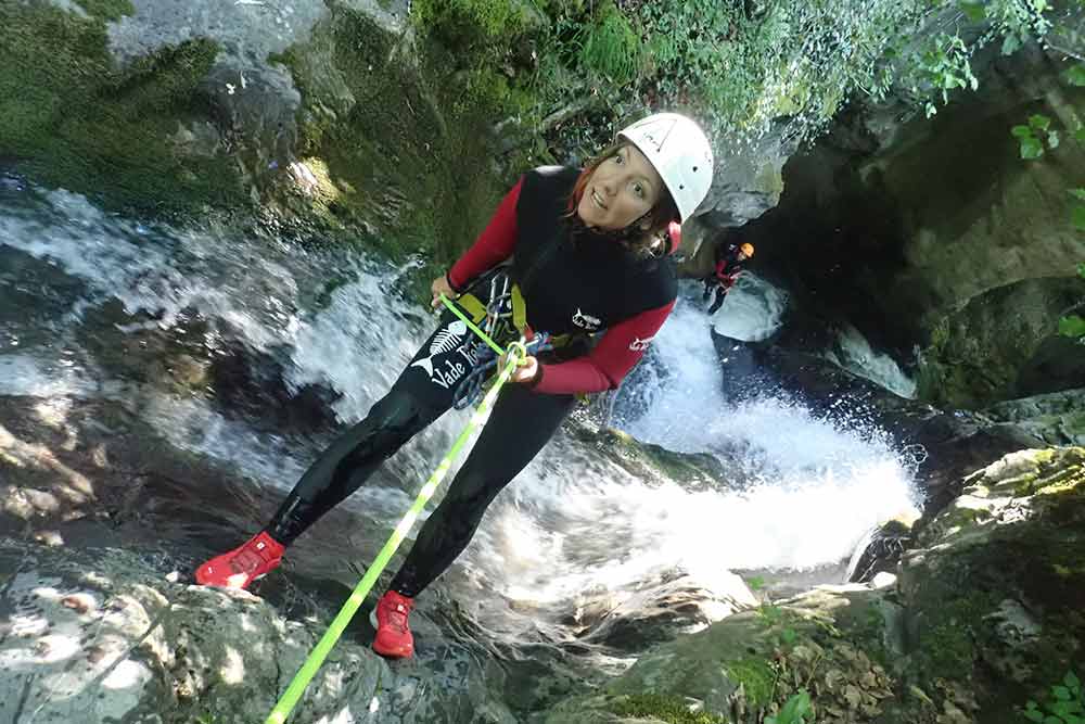 rappel au canyon de frontenex