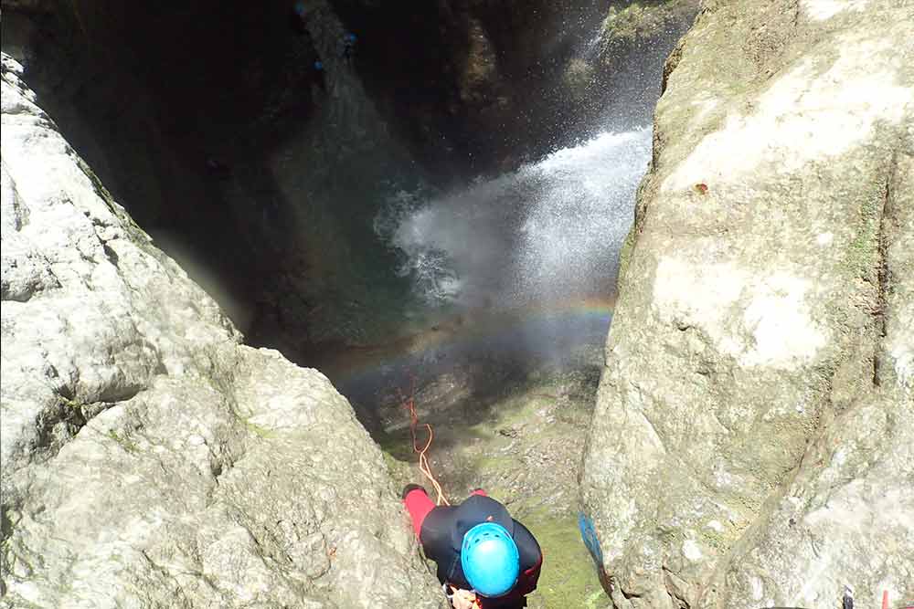 descente de cascade canyon haute savoie