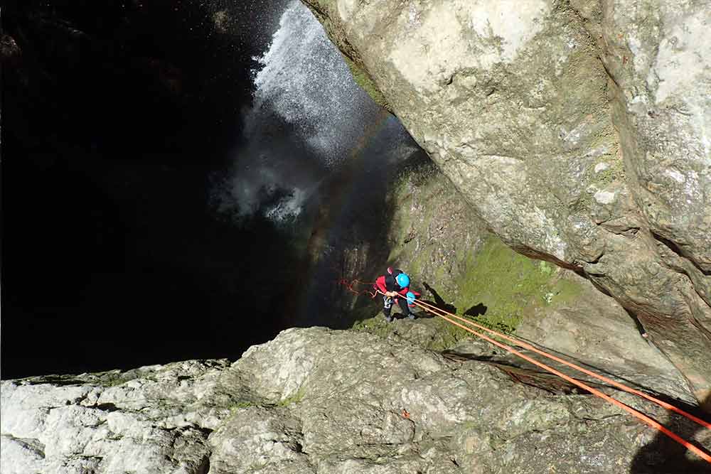 descente de cascade canyoning ver geneve