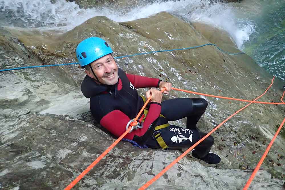 descente en rappel canyoning val d arly