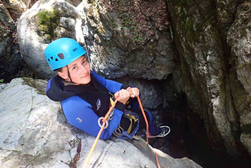 descante en rappel canyoning annecy prix