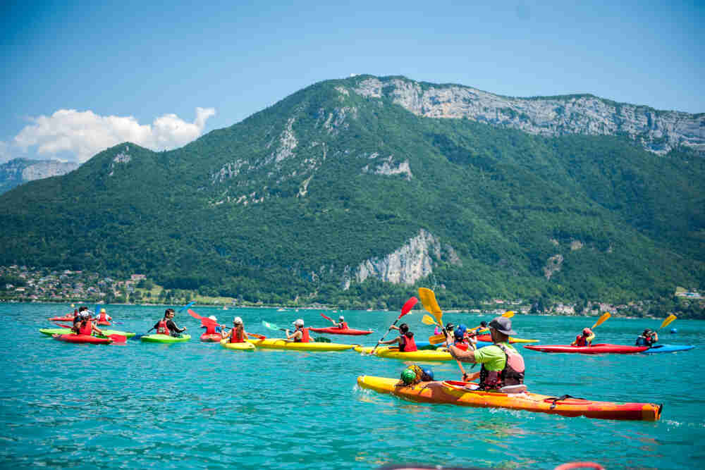 canoë kayak lac annecy