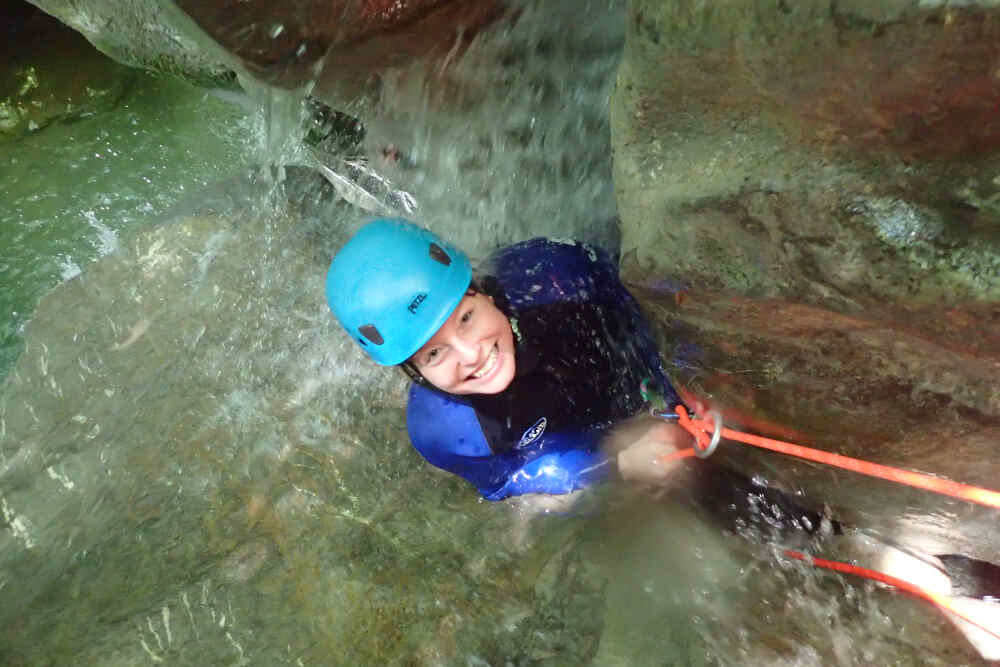 passage en canyoning a angon