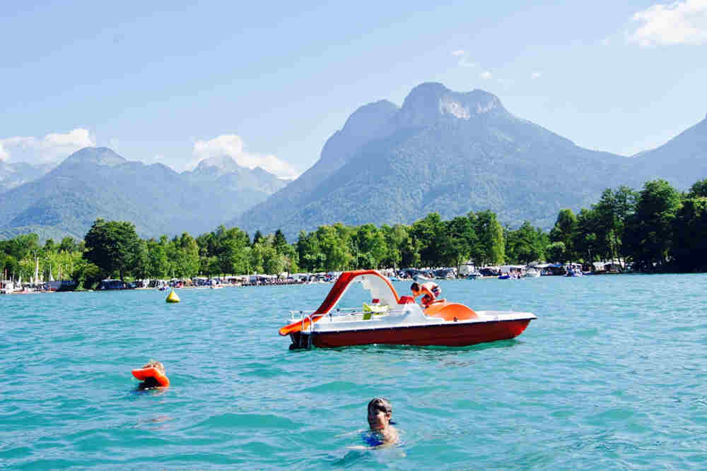 pédalos lac annecy