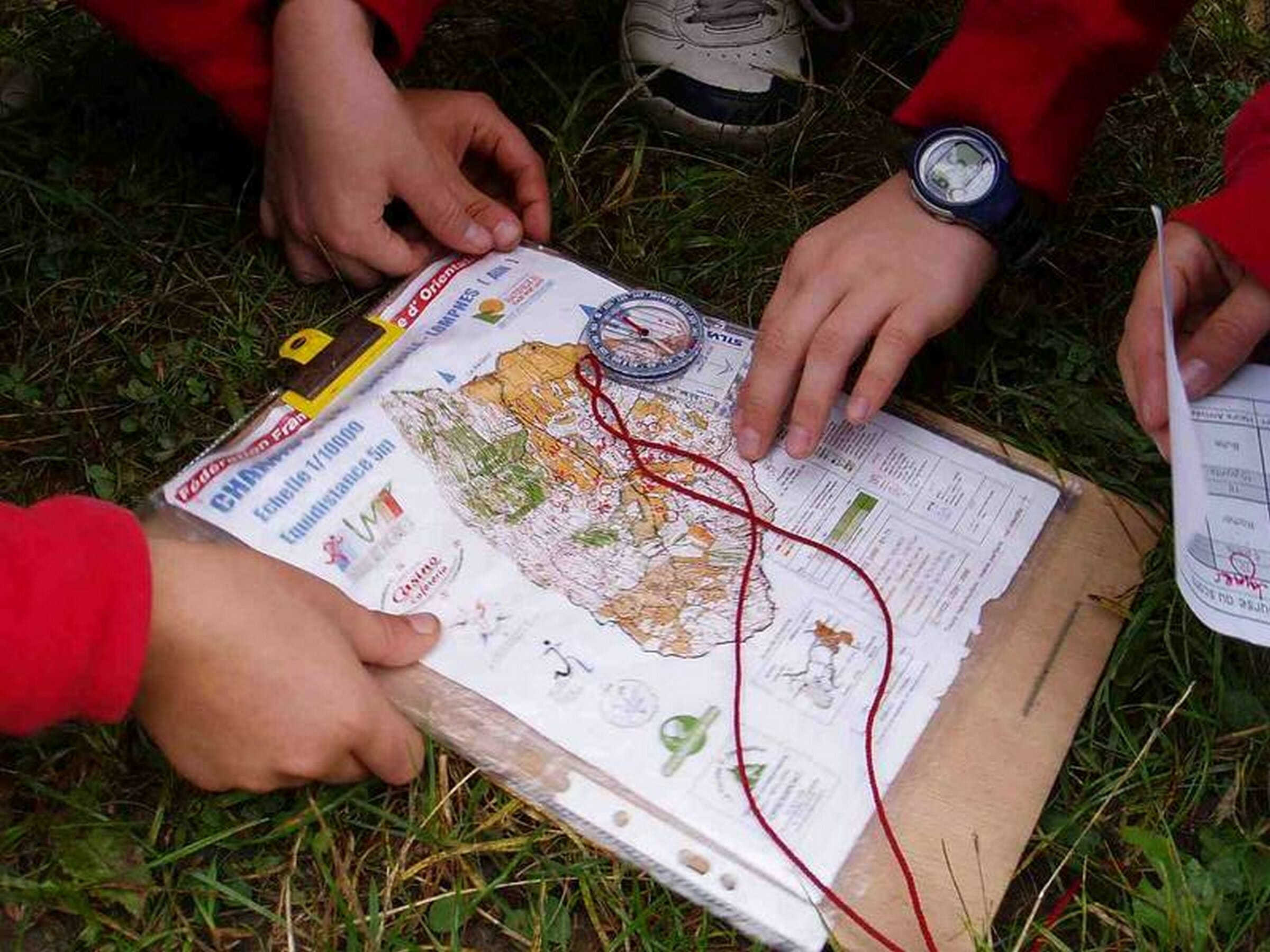 carte course d orientation terréo canyoning