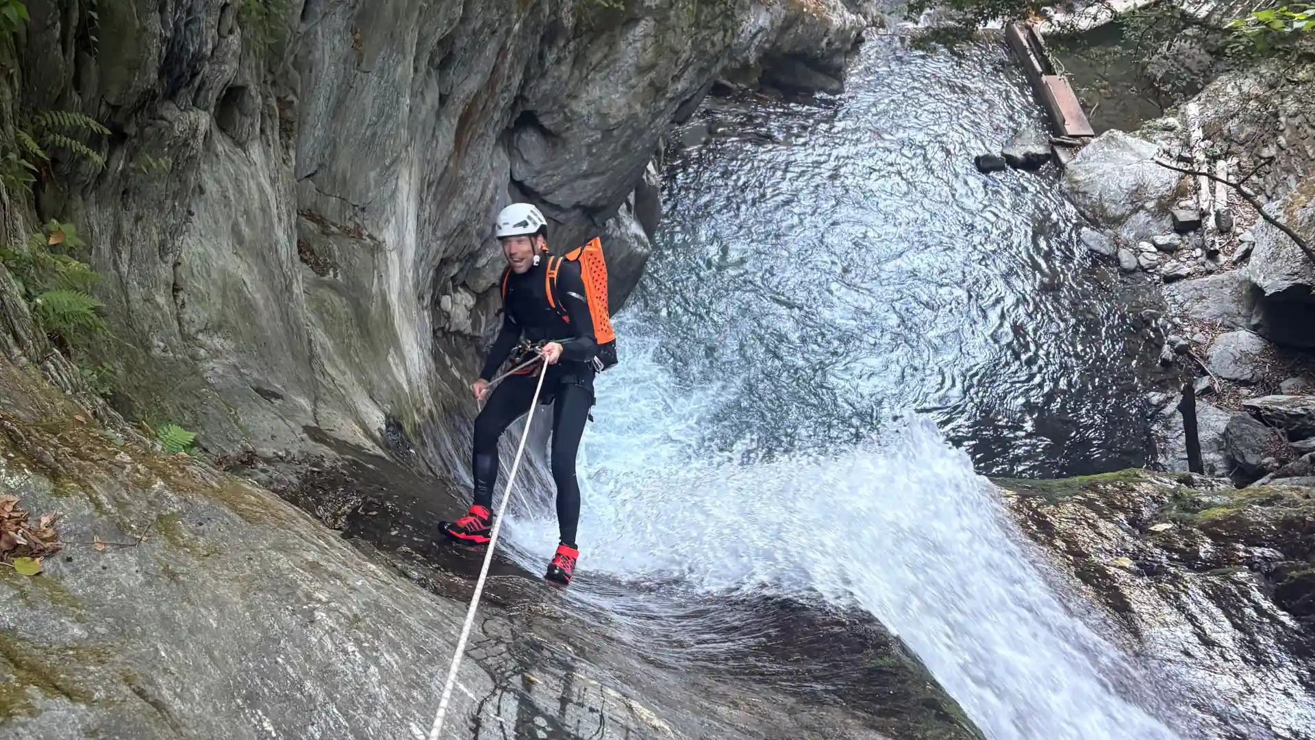 descente en rappel au canyon de benetant