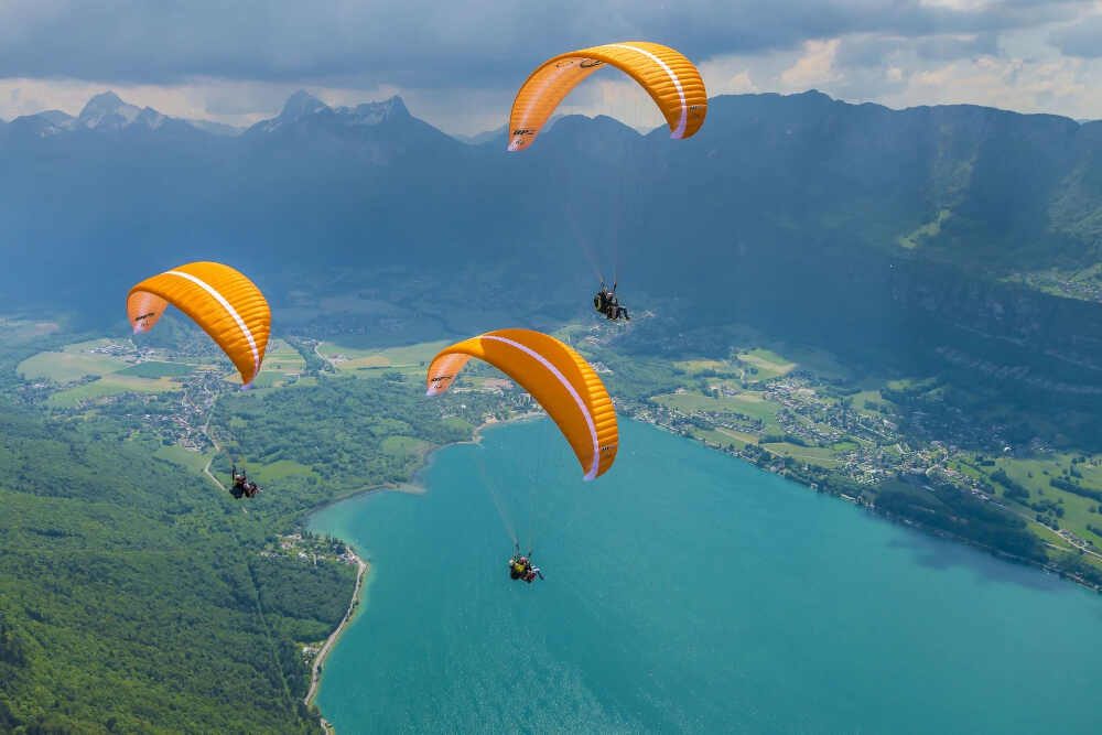 parapente vol lac annecy